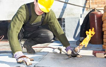 Little Saxham flat roof construction